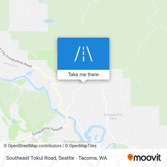 Southeast Tokul Road map