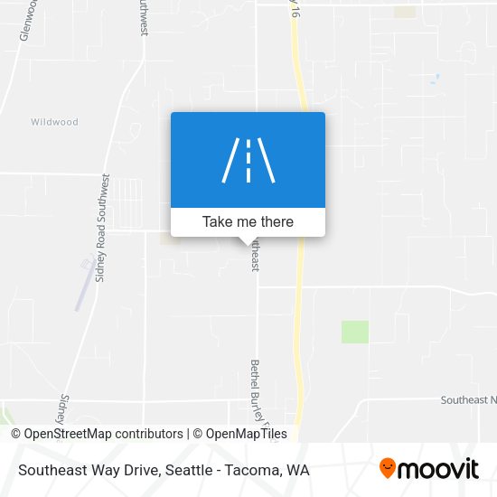 Southeast Way Drive map