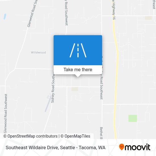 Southeast Wildaire Drive map