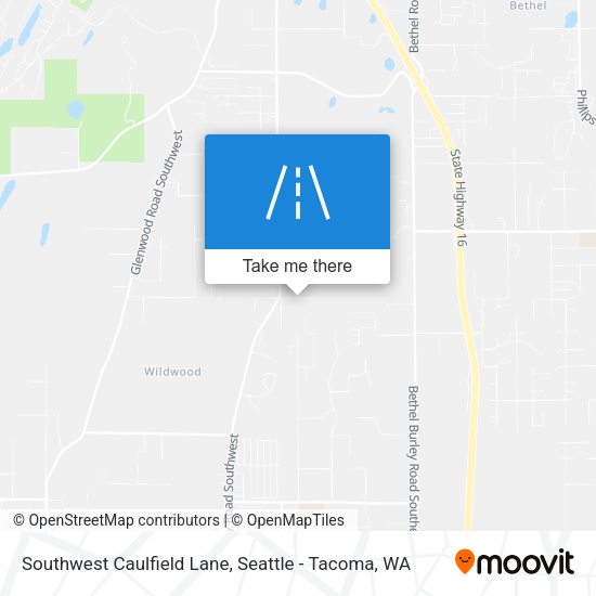 Southwest Caulfield Lane map