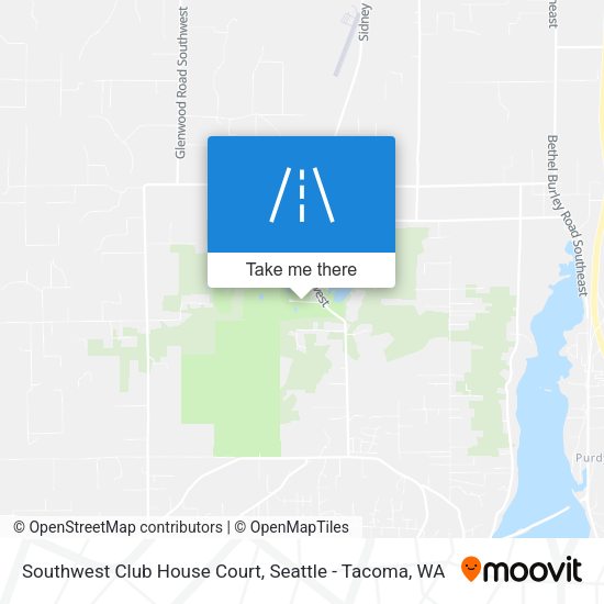 Southwest Club House Court map