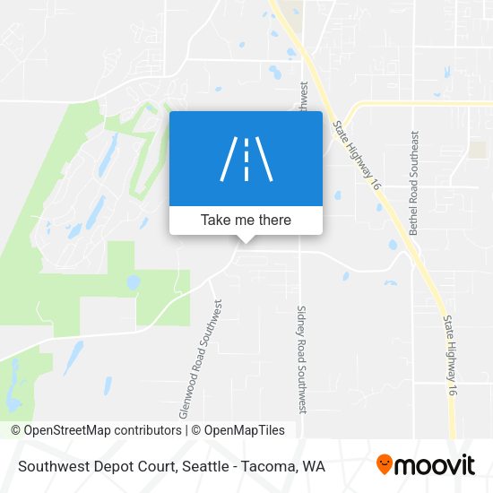 Mapa de Southwest Depot Court