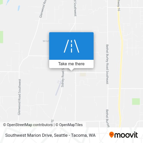 Mapa de Southwest Marion Drive