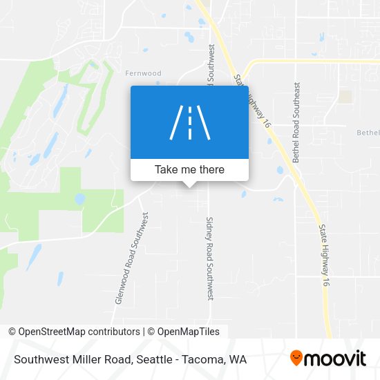 Mapa de Southwest Miller Road