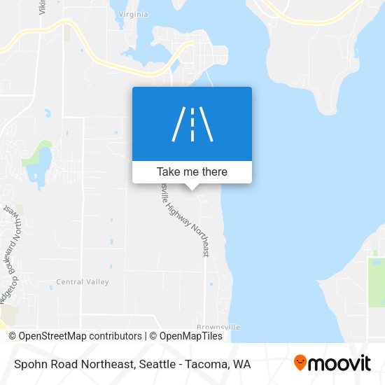 Spohn Road Northeast map