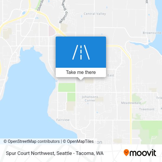 Spur Court Northwest map