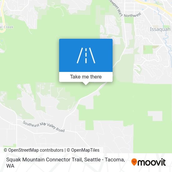 Mapa de Squak Mountain Connector Trail
