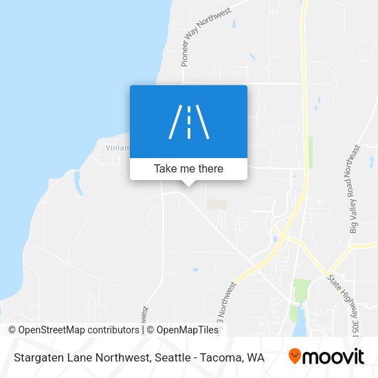 Mapa de Stargaten Lane Northwest