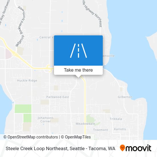 Steele Creek Loop Northeast map