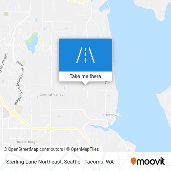 Sterling Lane Northeast map
