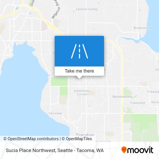 Mapa de Sucia Place Northwest