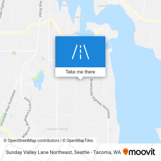 Mapa de Sunday Valley Lane Northeast