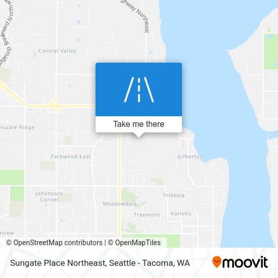Sungate Place Northeast map