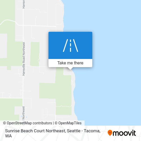 Sunrise Beach Court Northeast map