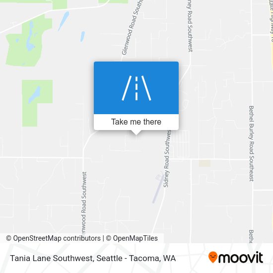 Mapa de Tania Lane Southwest