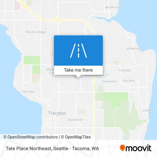 Mapa de Tate Place Northeast