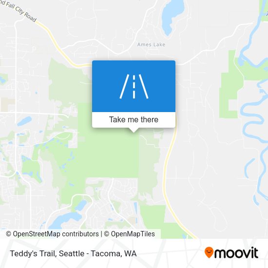Teddy's Trail map