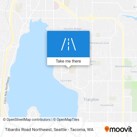 Mapa de Tibardis Road Northwest