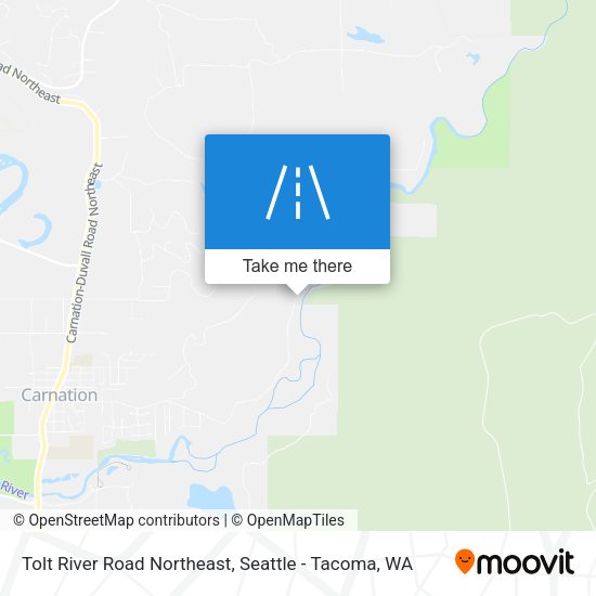 Mapa de Tolt River Road Northeast