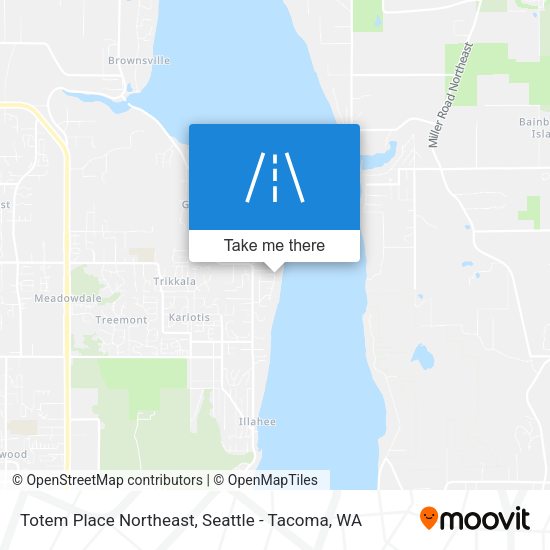 Totem Place Northeast map