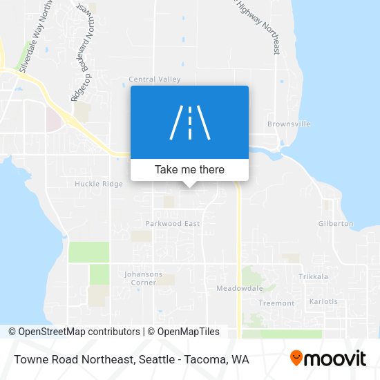 Towne Road Northeast map