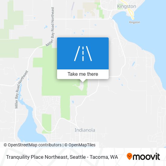 Tranquility Place Northeast map