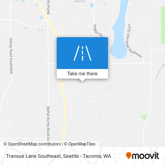 Transue Lane Southeast map