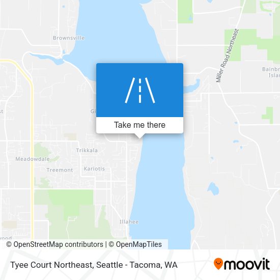 Tyee Court Northeast map