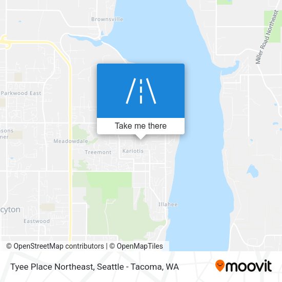 Tyee Place Northeast map