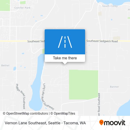 Mapa de Vernon Lane Southeast