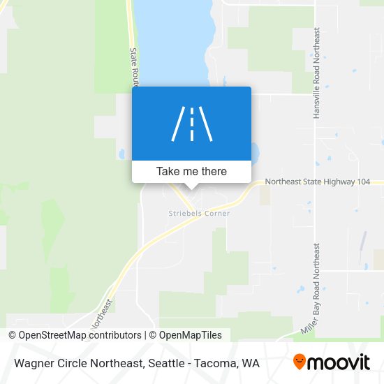 Mapa de Wagner Circle Northeast
