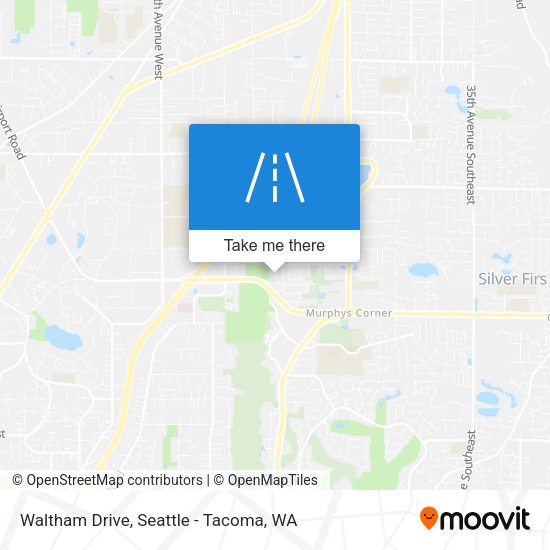 Mapa de Waltham Drive