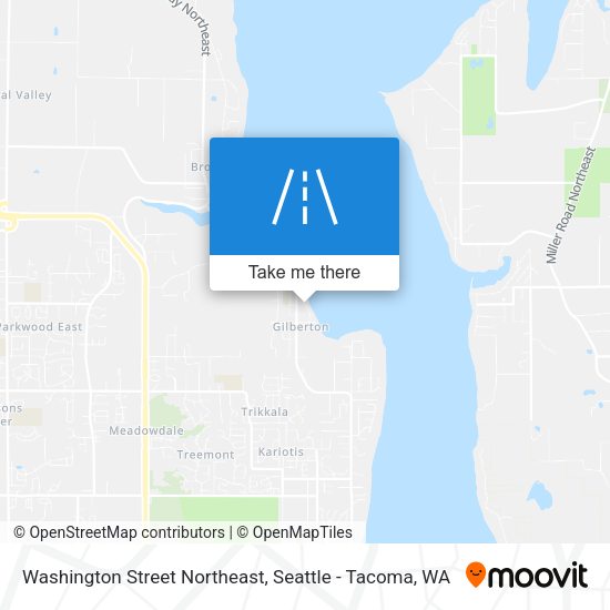 Washington Street Northeast map