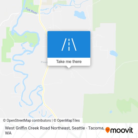 Mapa de West Griffin Creek Road Northeast