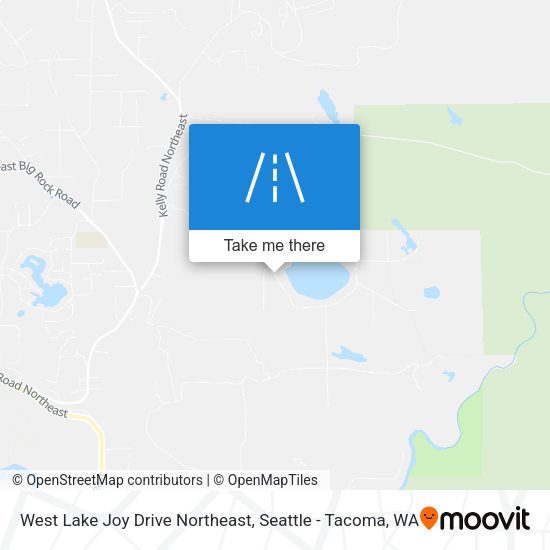 West Lake Joy Drive Northeast map