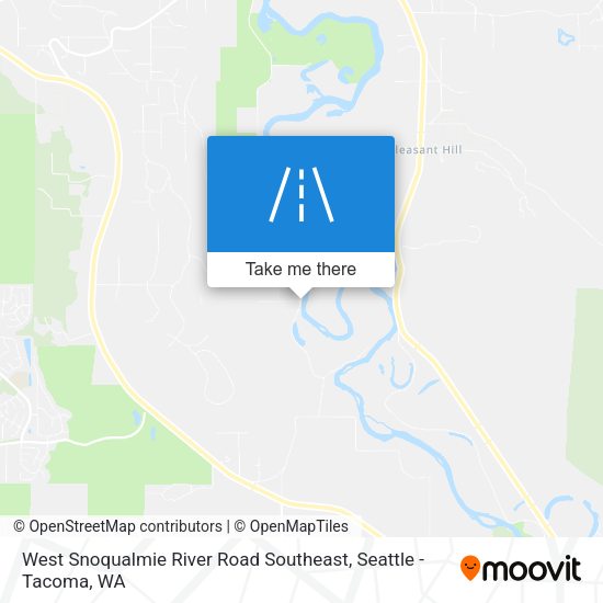 West Snoqualmie River Road Southeast map