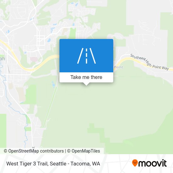 West Tiger 3 Trail map