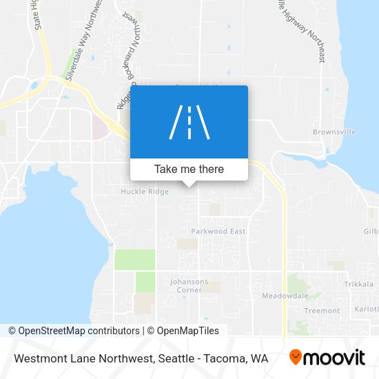 Mapa de Westmont Lane Northwest