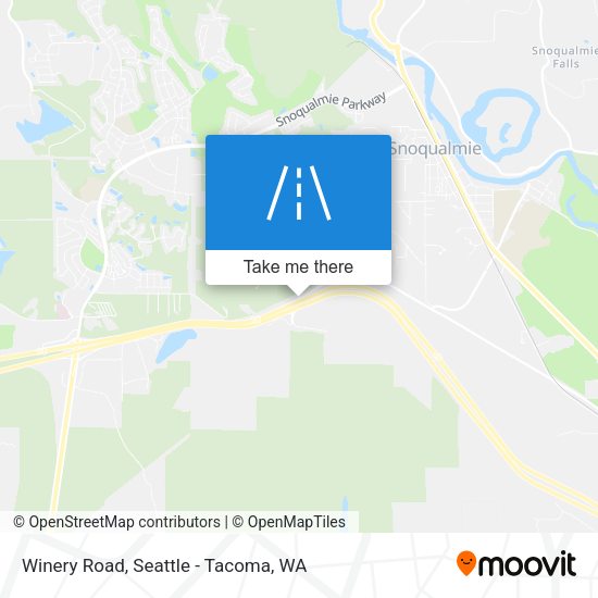 Mapa de Winery Road