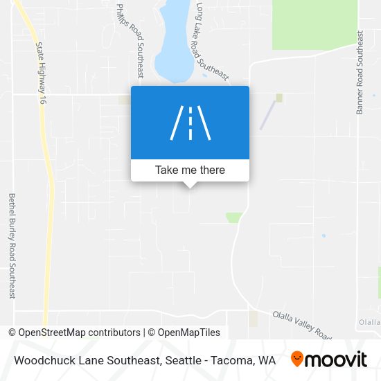 Woodchuck Lane Southeast map