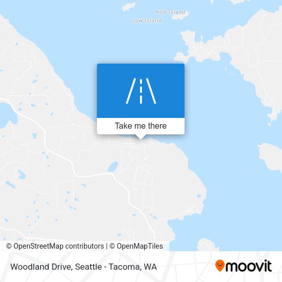 Mapa de Woodland Drive