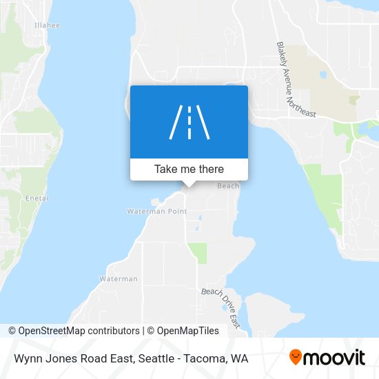 Mapa de Wynn Jones Road East