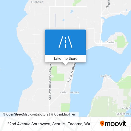 Mapa de 122nd Avenue Southwest