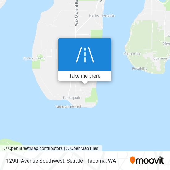 Mapa de 129th Avenue Southwest
