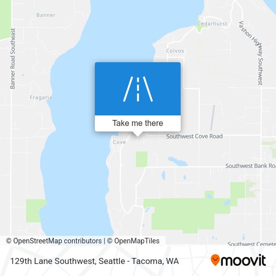 129th Lane Southwest map