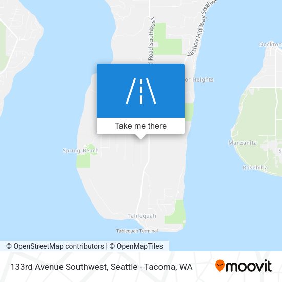 133rd Avenue Southwest map