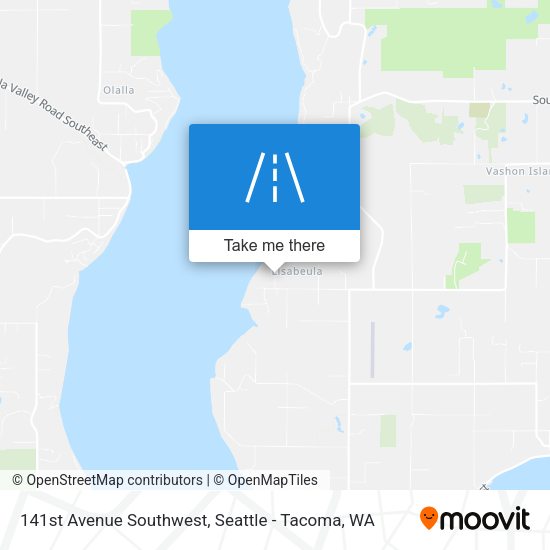 141st Avenue Southwest map