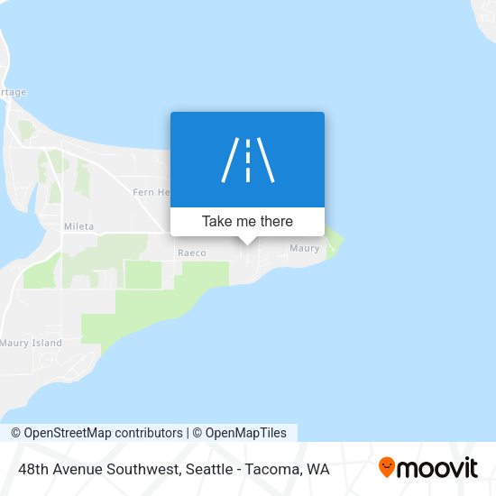 Mapa de 48th Avenue Southwest