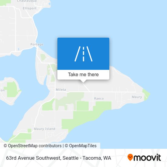 Mapa de 63rd Avenue Southwest