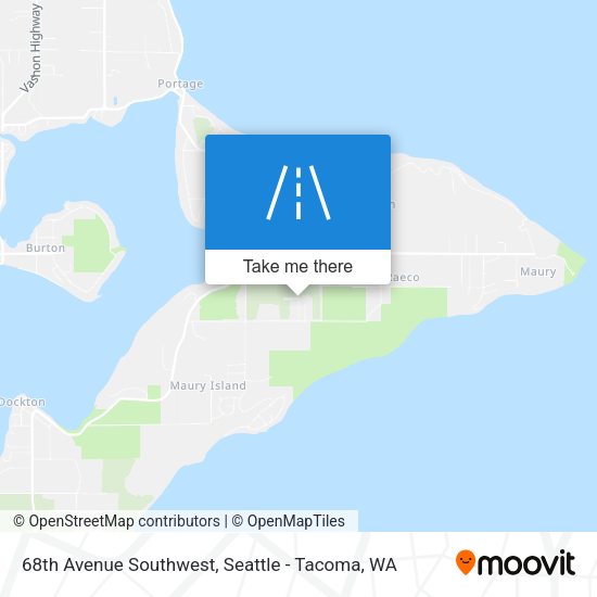 68th Avenue Southwest map